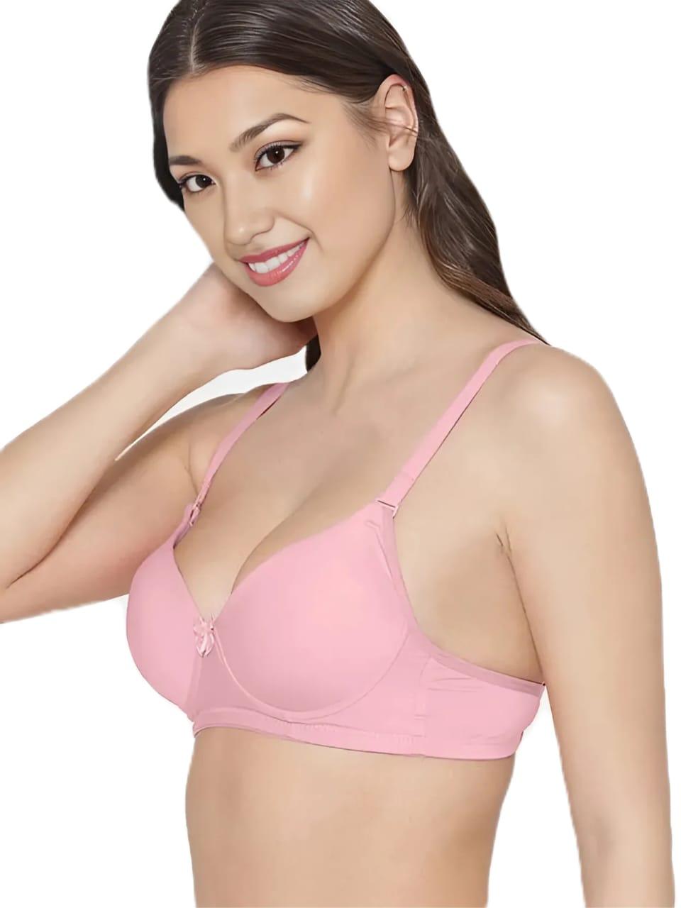 Cintella Padded Bra, Wire-Free, Cotton, Seamless, - Cintella
