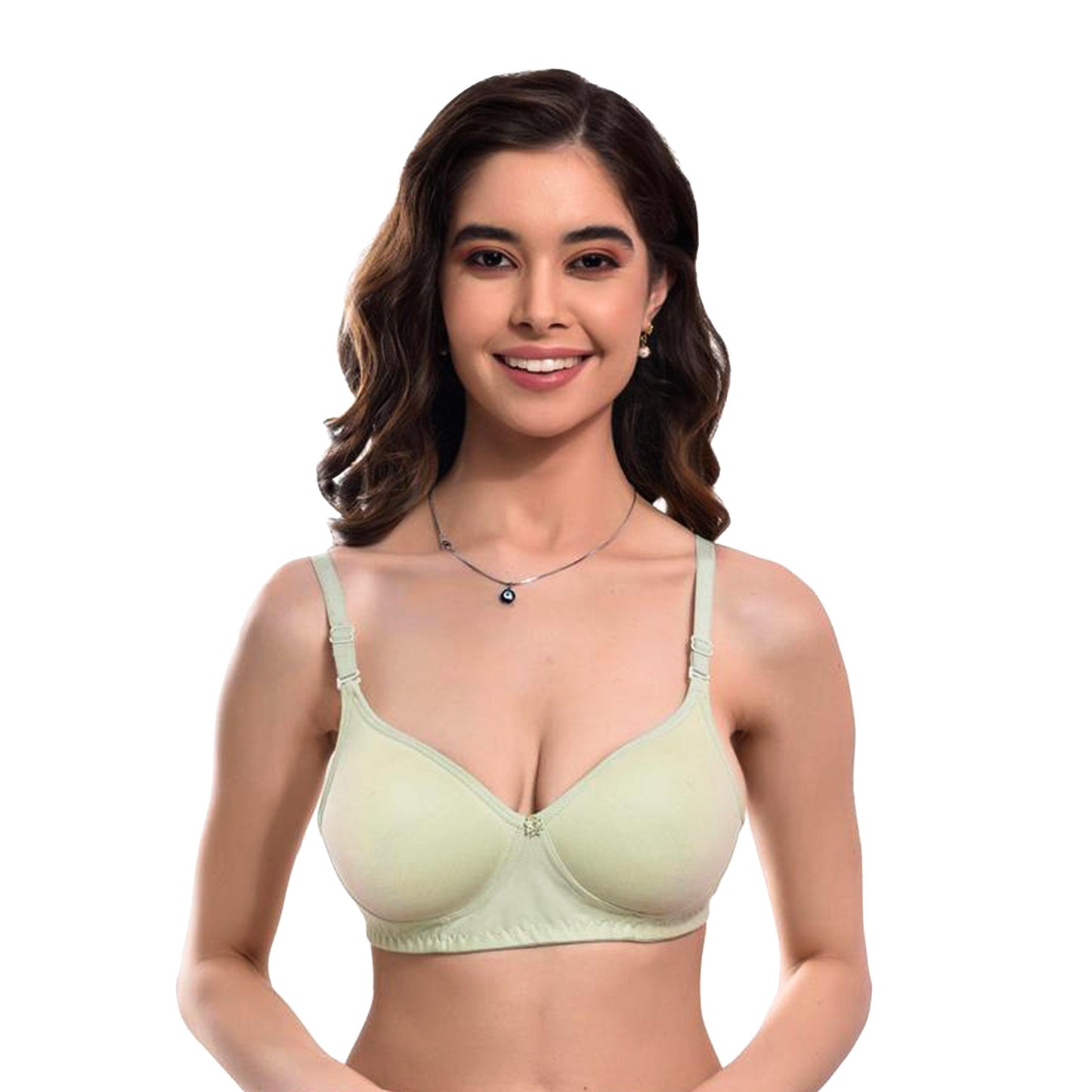 Cintella Padded Bra, Wire-Free, Cotton, Seamless, - Cintella