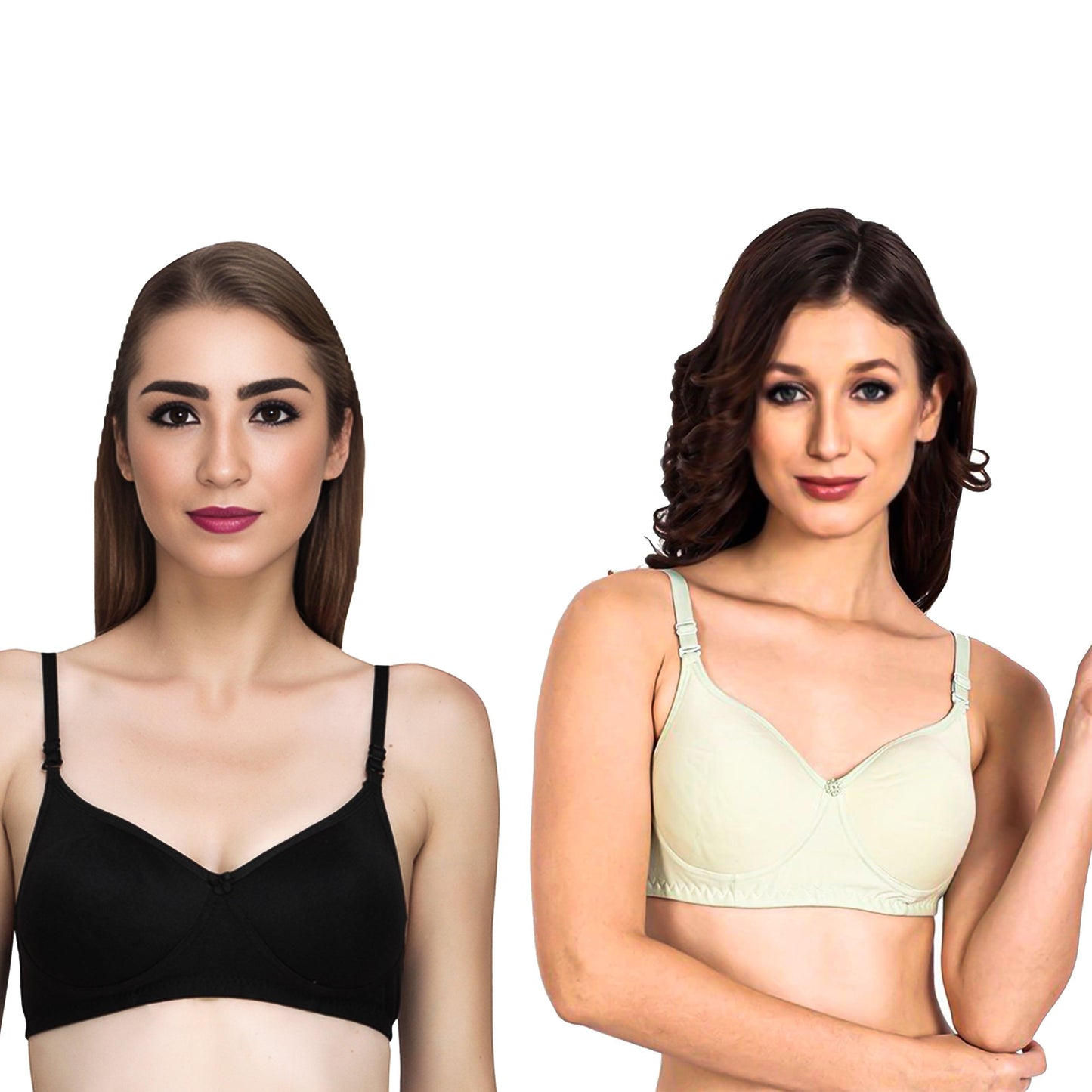 Pack of 2 Women Everyday Non Padded Bra - Cintella