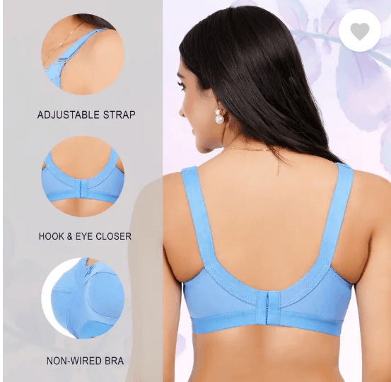 Women Full Coverage Non Padded Bra - Cintella 