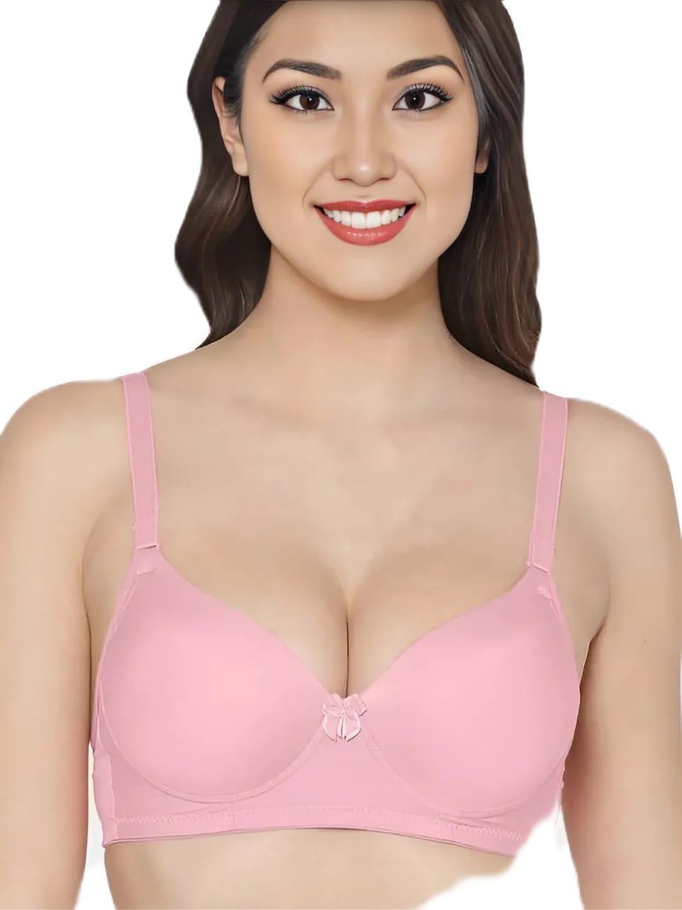 Cintella Padded Bra, Wire-Free, Cotton, Seamless, - Cintella 